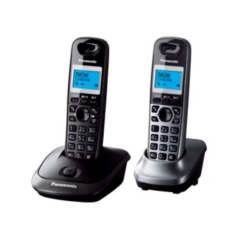 Телефонный аппарат Panasonic "KX-TG2512RU", серый металлик - 5