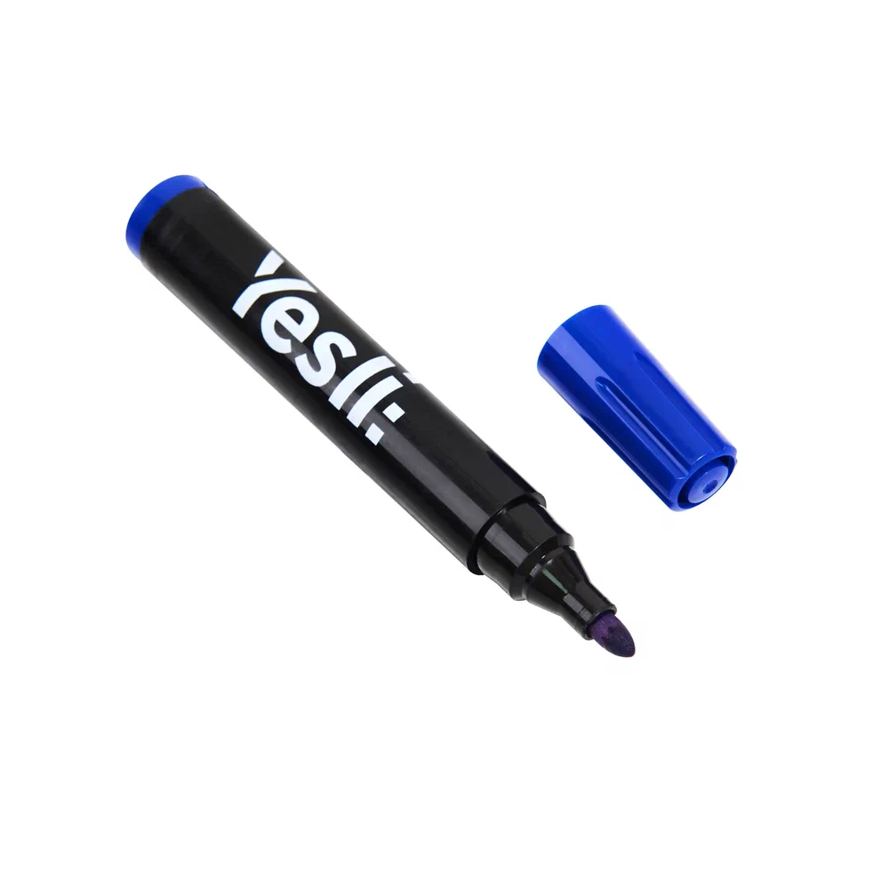 Маркер перманентный "Yesli", синий