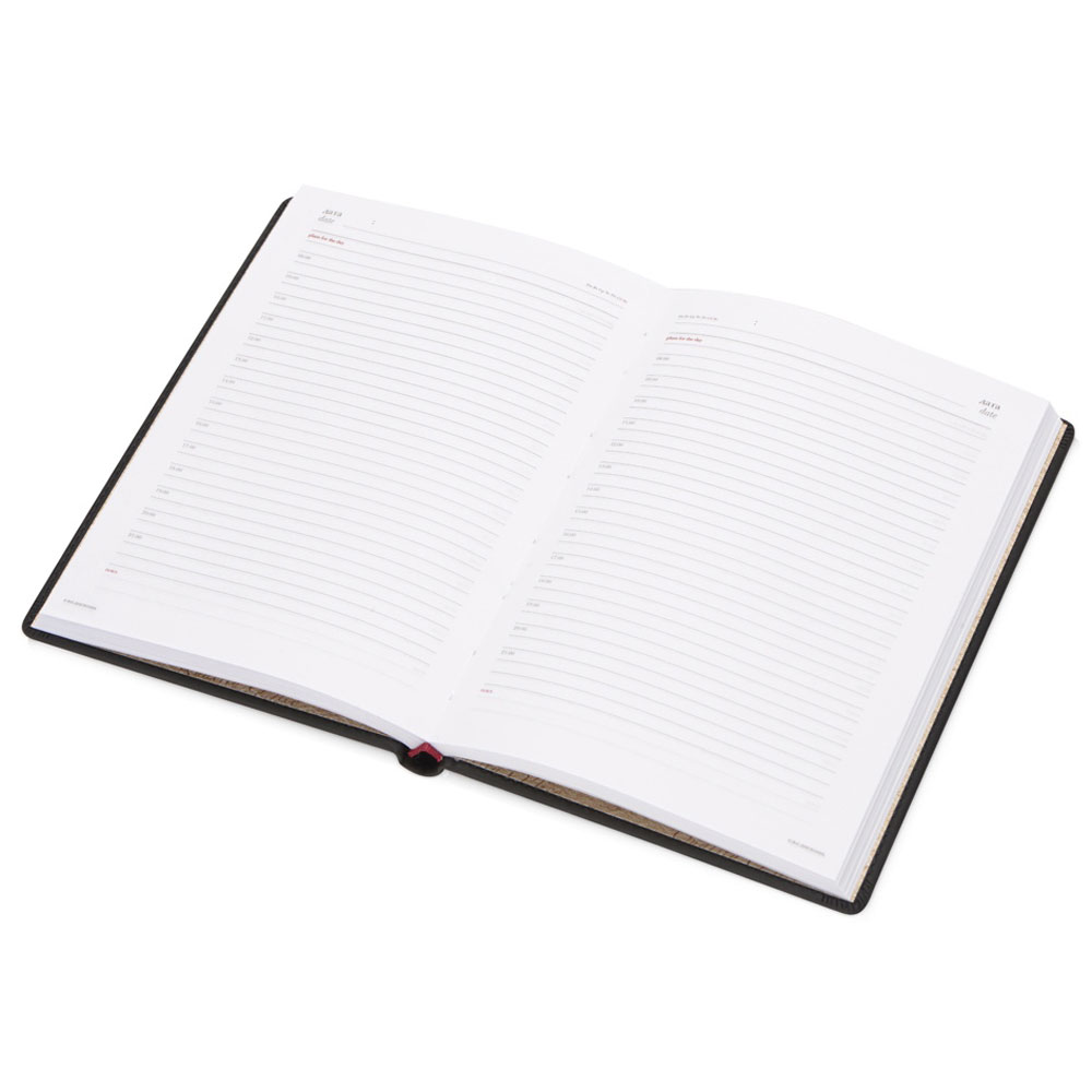 Ежедневник недатированный "Velvet", А5, 272 страницы, черный