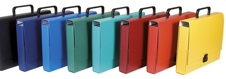 Портфель, картон, синий