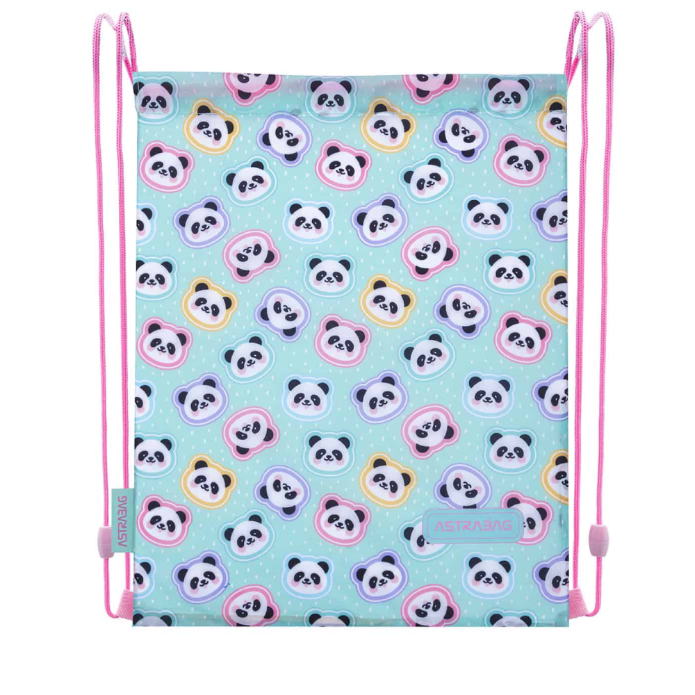 Мешок для обуви "Minty Pandas", синий 