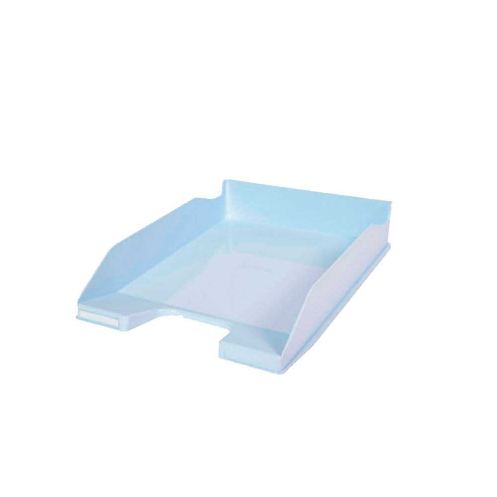 Модуль для бумаги горизонтальный "Aquarel", голубая пастель - 3