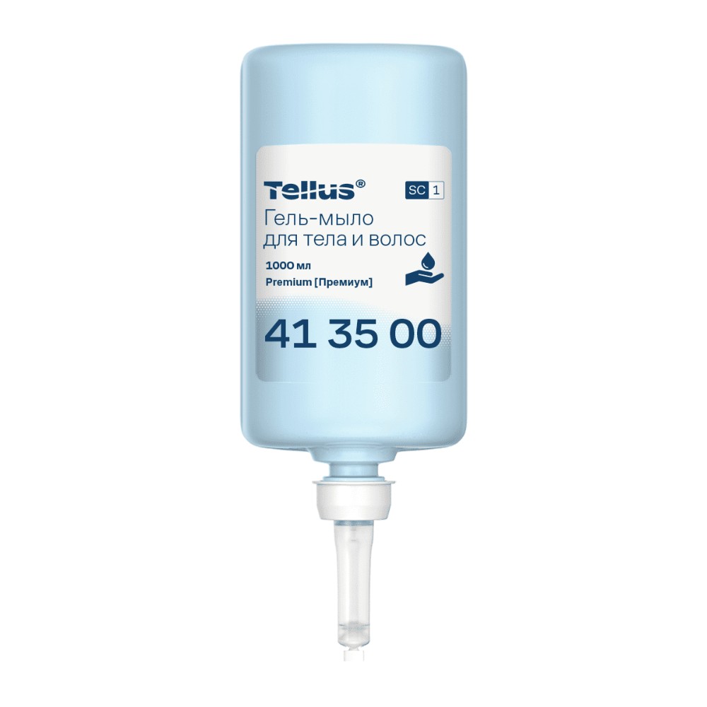 Мыло-гель Tellus Премиум для тела и волос 1 л, SC1 - 5
