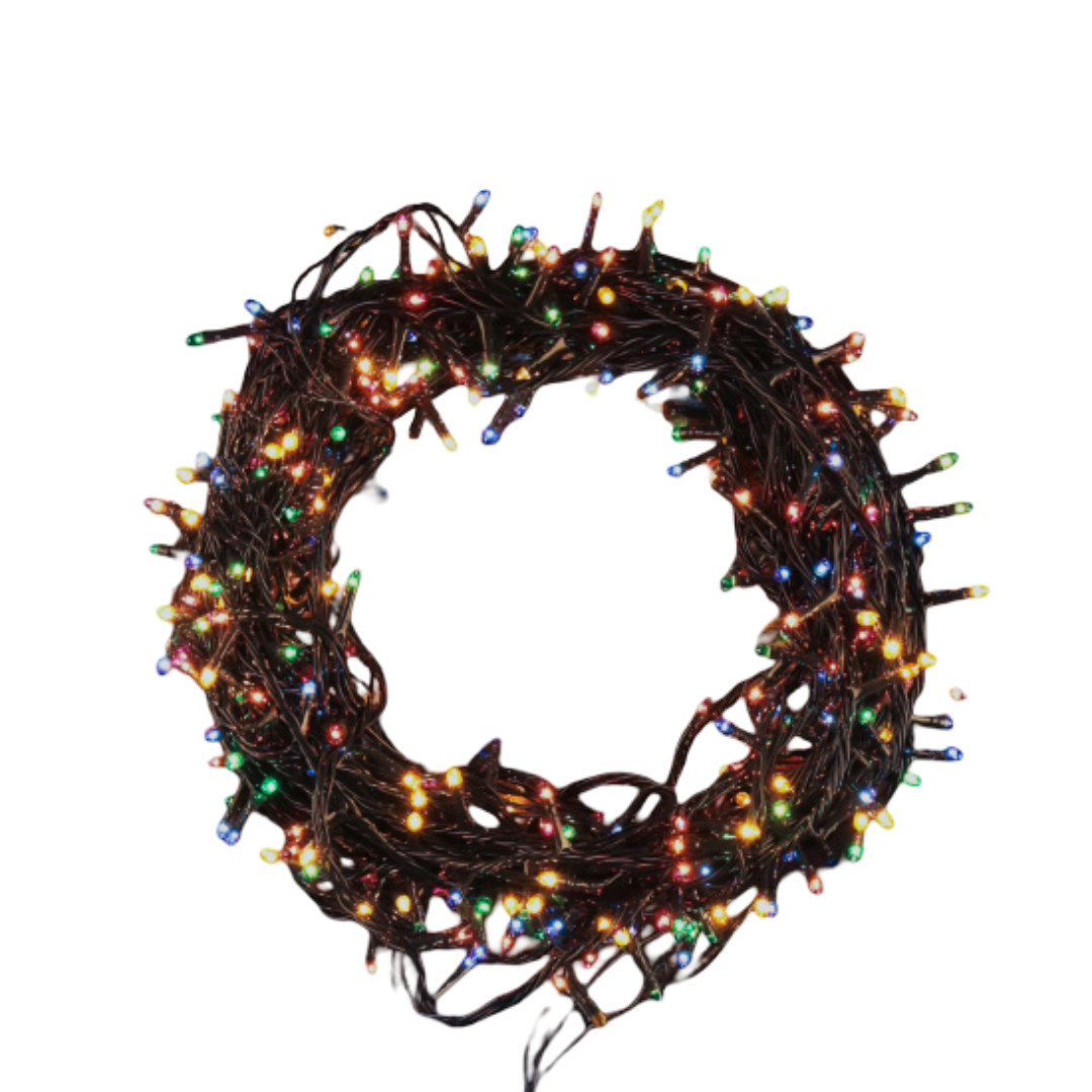 Гирлянда электрическая LED "Нить", 15 м, мультиколор