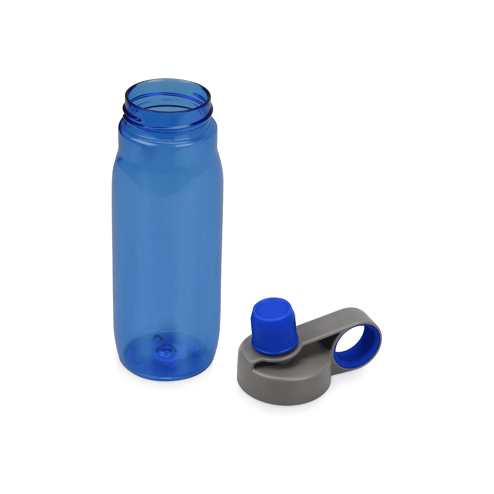 Бутылка для воды "Stayer", пластик, 650 мл, прозрачный синий, серый - 2