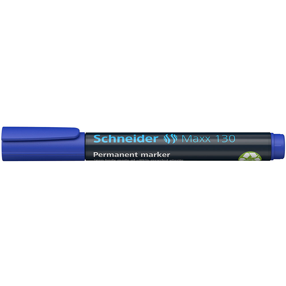 Маркер перманентный "Schneider Maxx 130", синий - 3