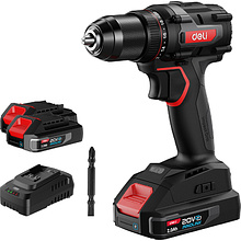 Аккумуляторная дрель-шуруповерт Deli RS EDE-DZ20-2D2 20 В, 70 Нм, 2 АКБ, 2 Ач, сумка