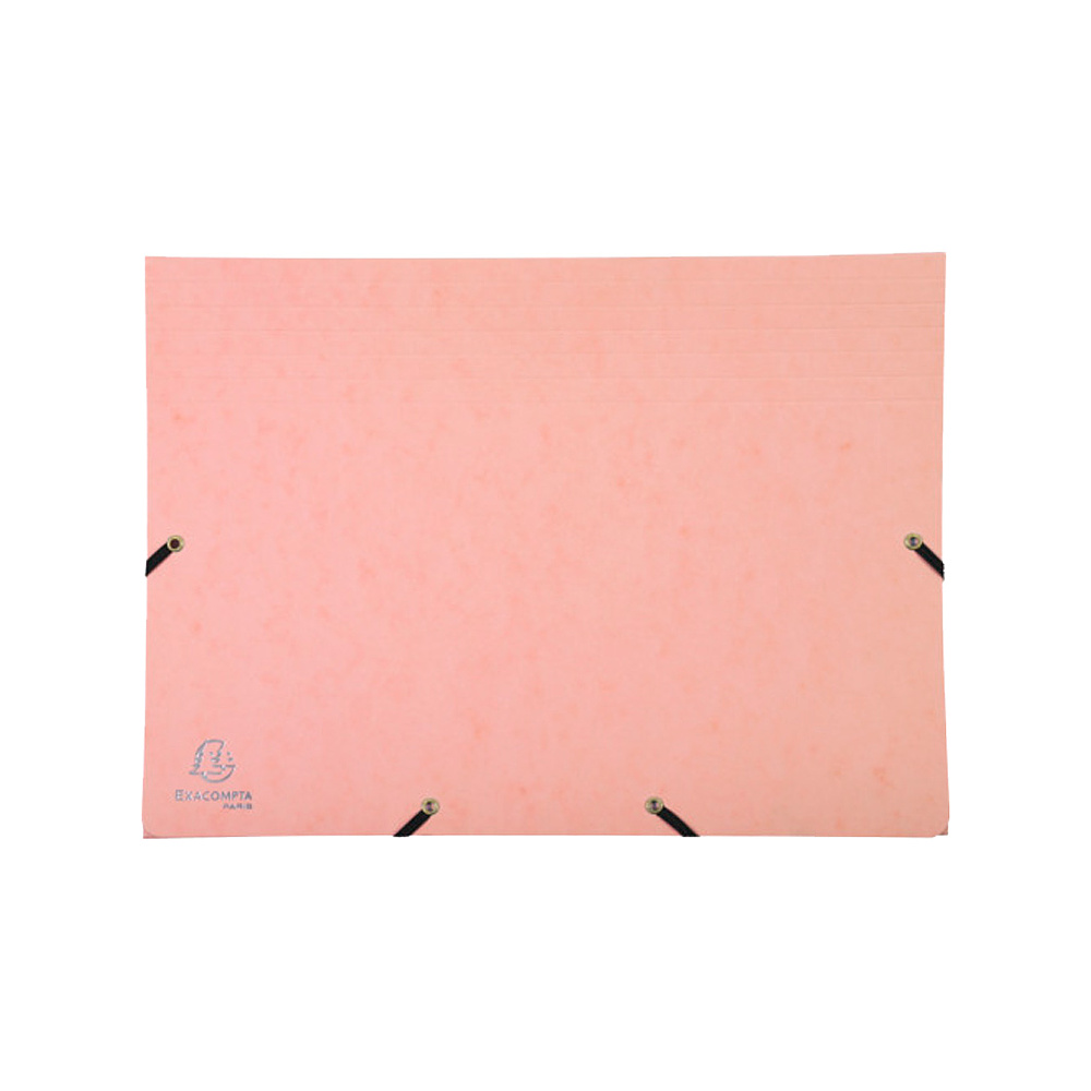 Папка на резинках "Aquarel", А4, 15 мм, картон, 12 делений, ассорти - 3