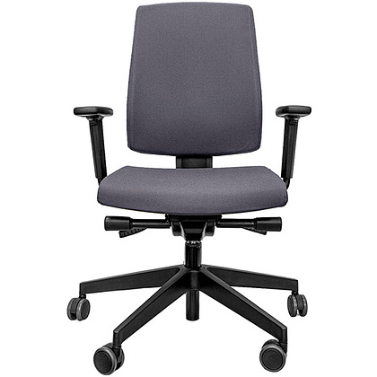 Кресло для персонала Profim "Raya 21SL P54PU", пластик, ткань, темно-серый - 2