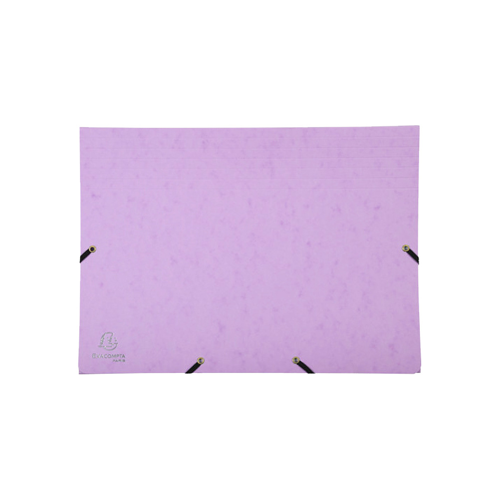 Папка на резинках "Aquarel", А4, 15 мм, картон, 12 делений, ассорти - 5