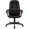 Кресло для руководителя Бюрократ "CH 002", экокожа, пластик, черный - 2