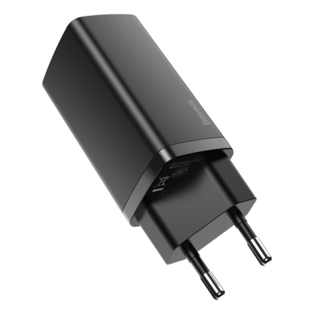 Сетевое зарядное устройство Baseus "CCGAN2L-B01" GaN2 Lite Quick Charger Type-C+USB, черный - 4