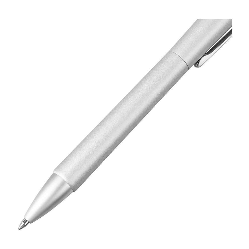 Ручка шариковая автоматическая "Cocoon", 1.0 мм, черный, серебристый, стерж. синий - 2