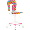 Кресло детское "Бюрократ CH-W204/F", пластик, разноцветный алфавит - 4