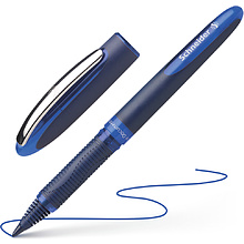 Ручка-роллер "Schneider One Business", 0.6 мм, синий, стерж. синий