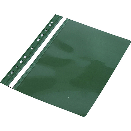 Папка-скоросшиватель с перфорацией "Panta Plast ECO", А4, зеленый