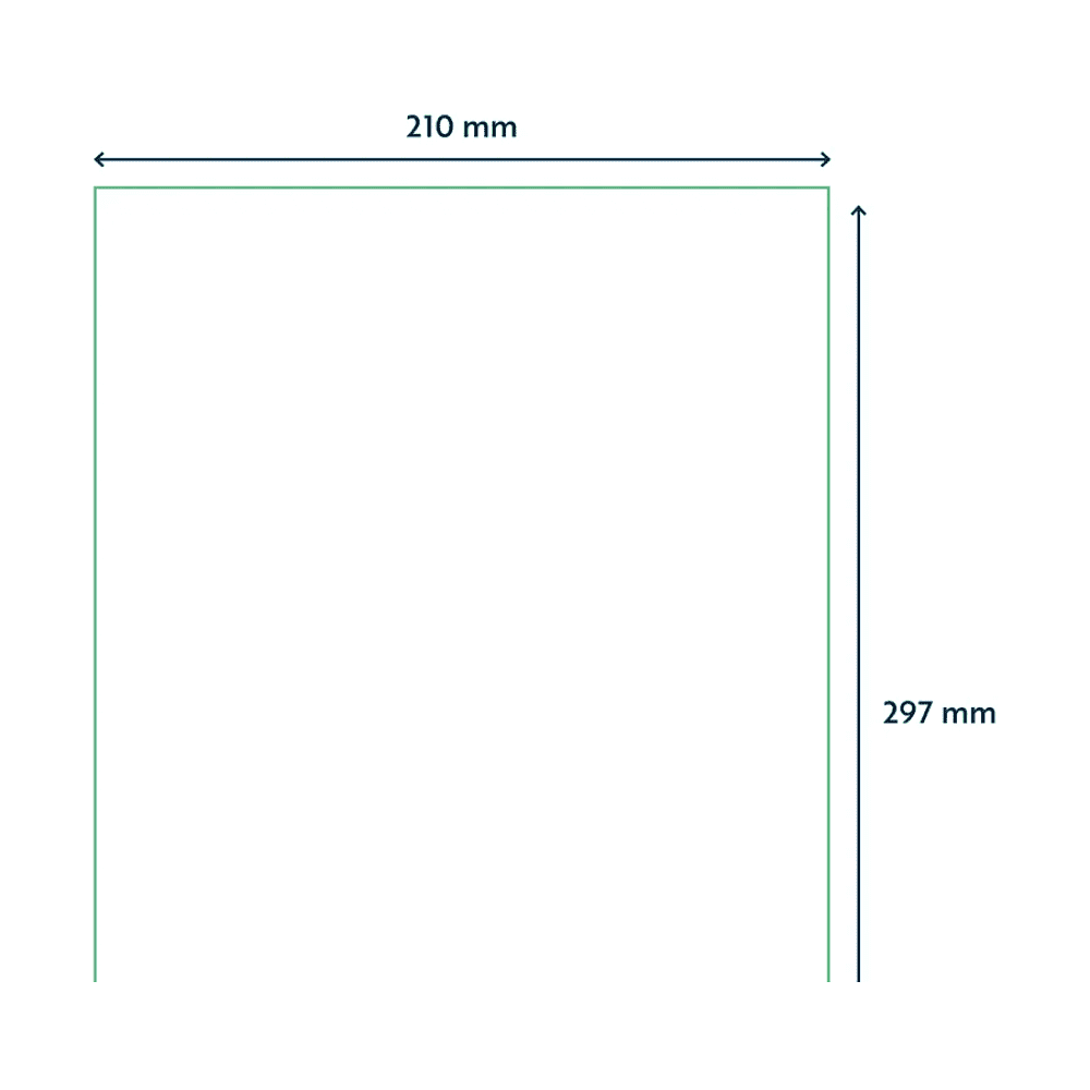  Самоклеящиеся этикетки универсальные "Rillprint", 210х297 мм, 25 листов, 1 штука, полупрозрачный - 3