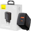 Сетевое зарядное устройство Baseus "CCXJ-B01", Compact Quick Charger USB+Type-C 20W, черный - 3