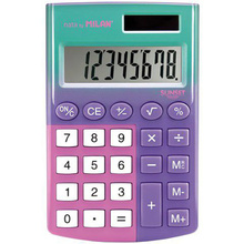 Калькулятор "8-digit Sunset Pocket", сиреневый, розовый
