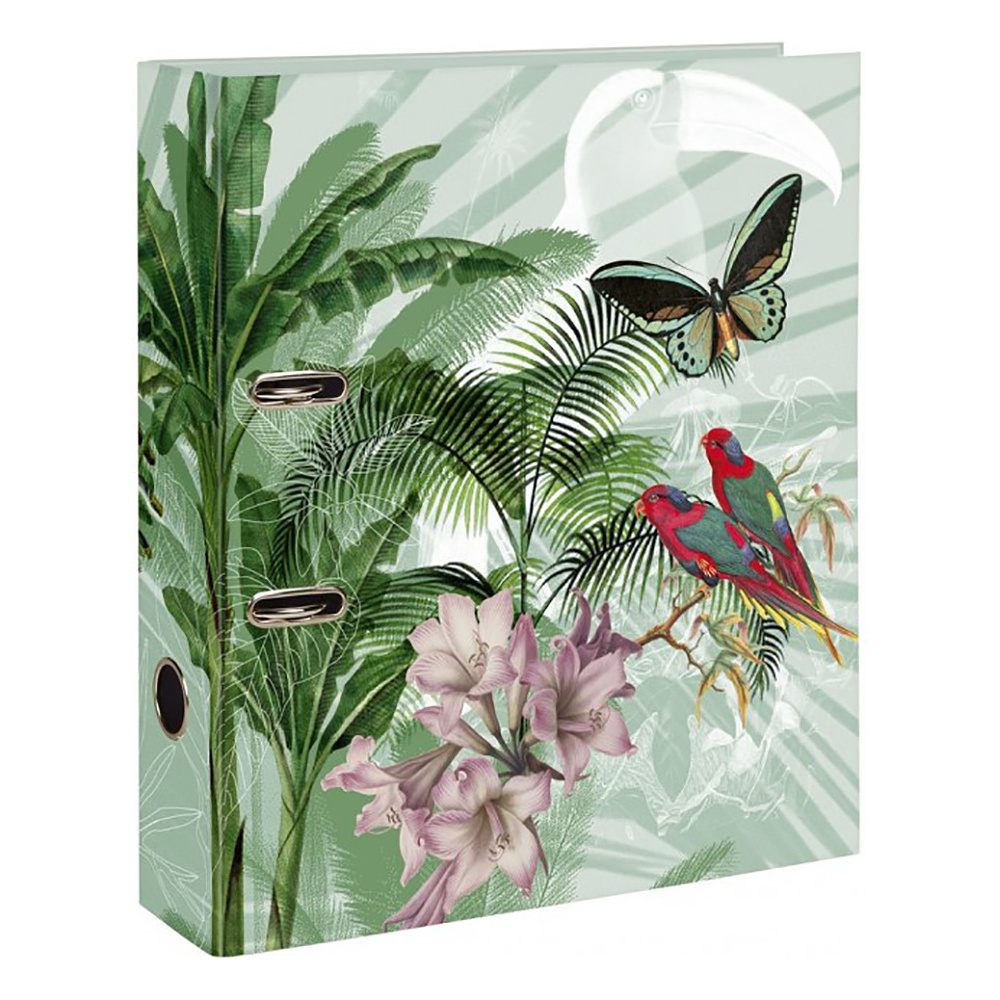 Папка-регистратор "Jungle harmony", А4, 70 мм, картон, разноцветный