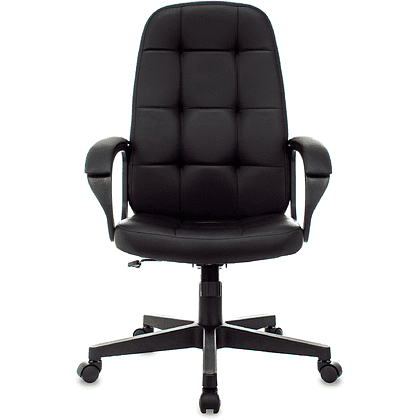 Кресло для руководителя Бюрократ "CH 002", экокожа, пластик, черный - 2