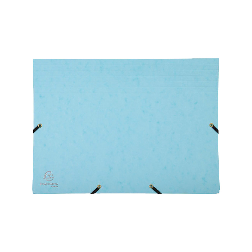 Папка на резинках "Aquarel", А4, 15 мм, картон, 12 делений, ассорти - 2