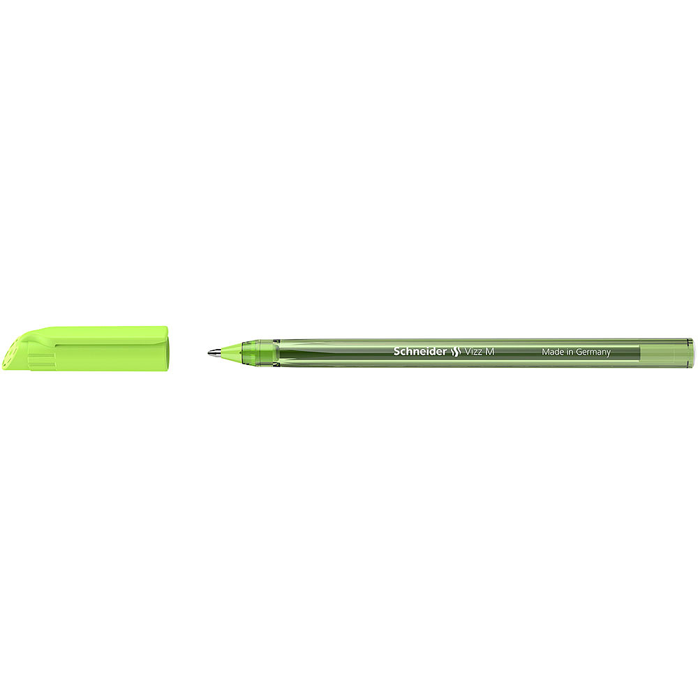 Ручка шариковая "Schneider Vizz M", светло-зеленый, стерж. светло-зеленый - 4