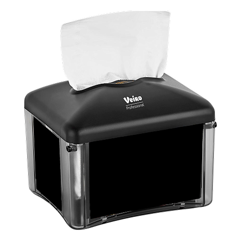 Диспенсер для салфеток настольный Veiro Professional "Easynap micro", пластик, черный