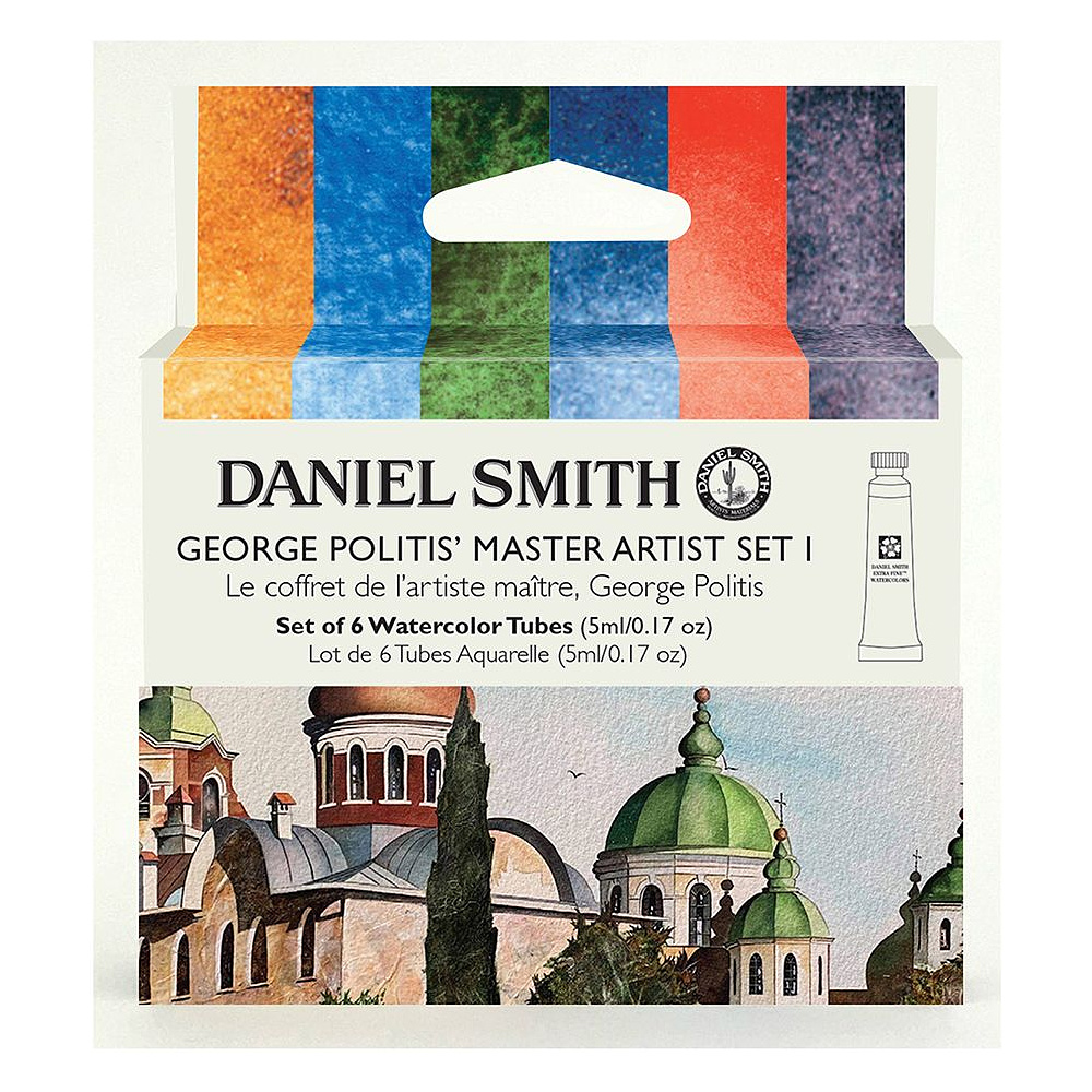 Набор акварели Daniel Smith "George Politis Master Artist Set I", 6 цветов, тубы