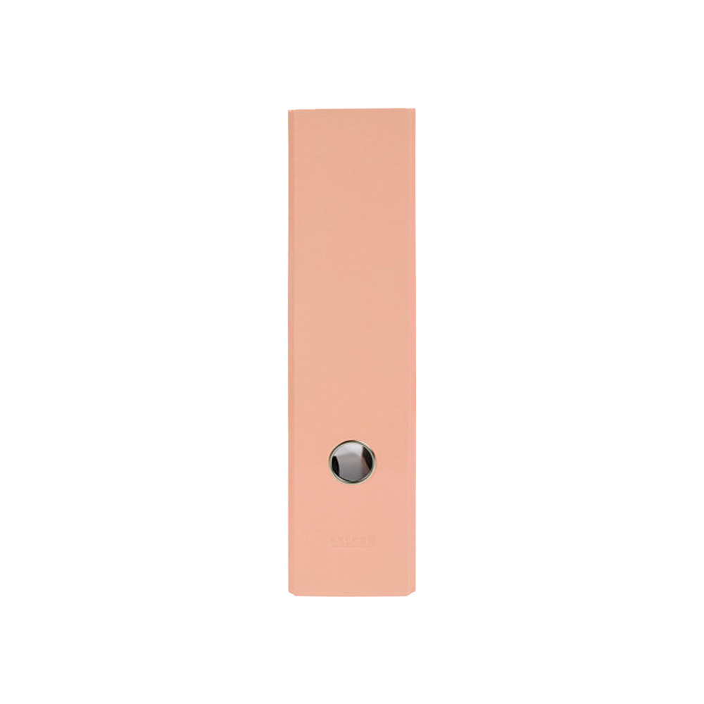 Папка-регистратор "Aquarel", А4, 80 мм, ламинированный картон, персиковый - 2