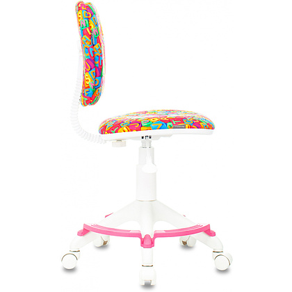 Кресло детское "Бюрократ CH-W204/F", пластик, разноцветный алфавит - 3