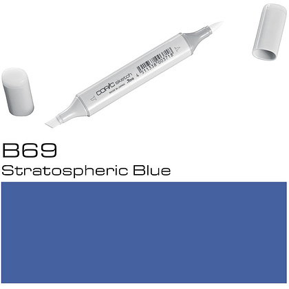 Маркер перманентный "Copic Sketch", B-69 стратосферный синий