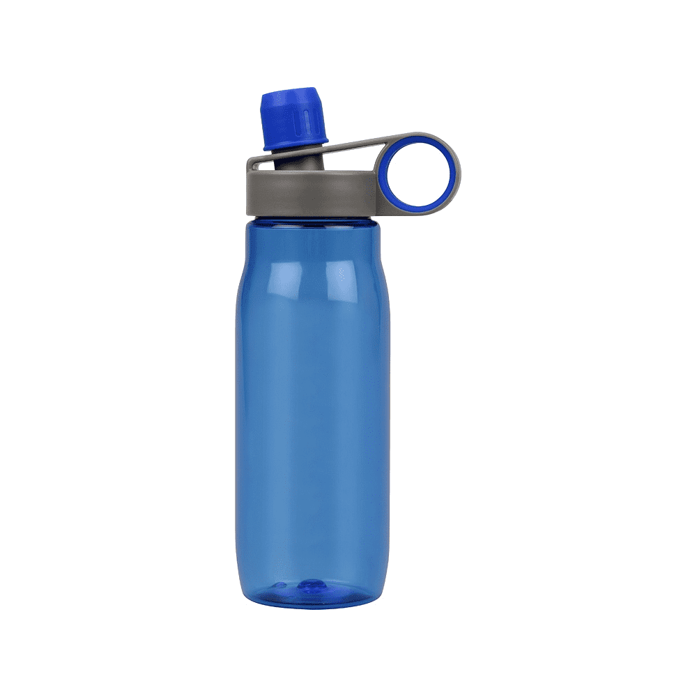 Бутылка для воды "Stayer", пластик, 650 мл, прозрачный синий, серый - 3